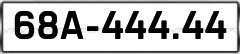68A-44444